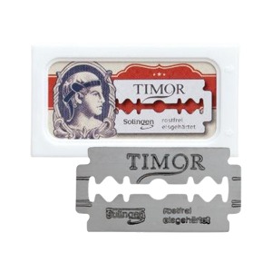 티모르 양날 클래식 면도기 면도날 10개입 TIMOR