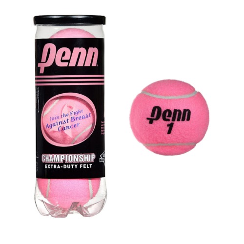 펜 테니스공 챔피언쉽 핑크 볼 3개입 Penn 국내입고