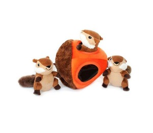 지피포우즈 ZP231 애견장난감 삑삑이 다람쥐 찾기Zippypaws