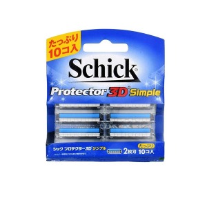 Schick 쉬크 프로텍터 심플 교체 면도날 켠도 칼날 10개입Schick